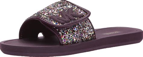 michael kors purple slides